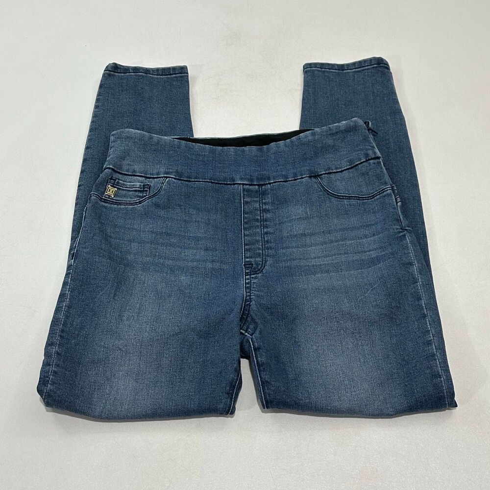 Ivanka Trump Women's Skinny Jeans Dark Wash Stretch Denim Slim Jeggings, Size 12